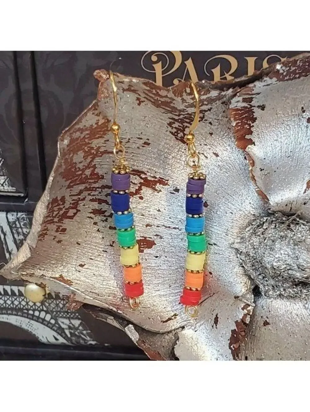 Yoga 7 Chakras Mindfulness Rainbow Earrings